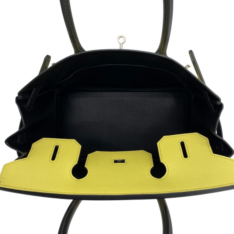 HERMES Birkin 30 Personal Order - Suffle & Black with Silver Hardware