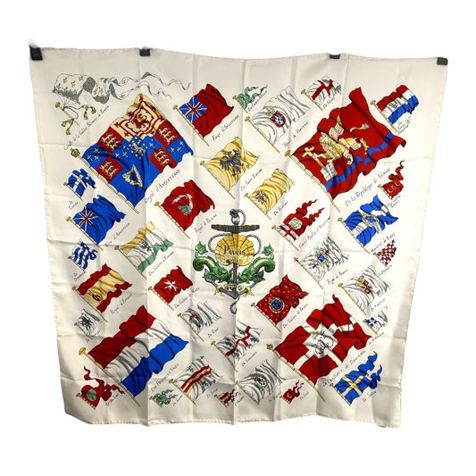 HERMES PAVOIS Multicolor Silk Scarf - Timeless Elegance