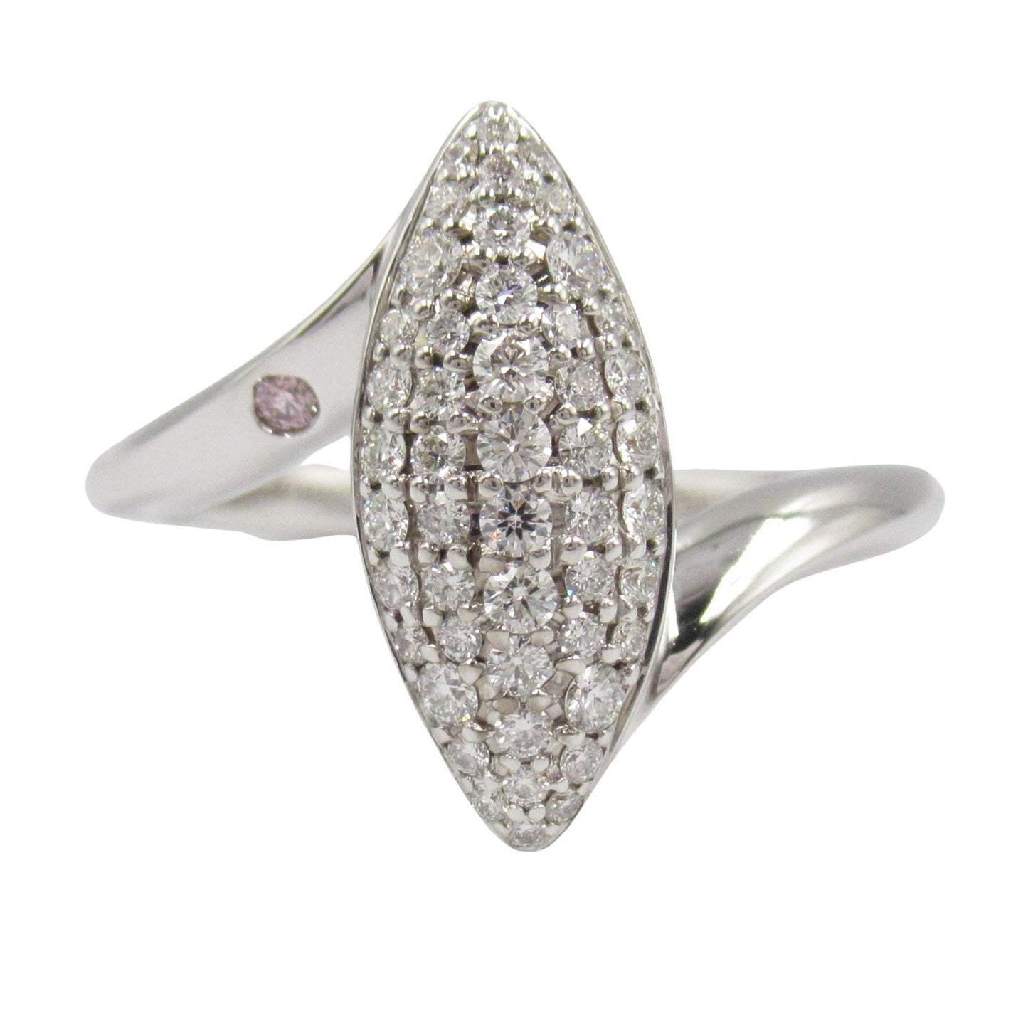 Exquisite K18WG Diamond Ring - 0.30ct Elegance for Women