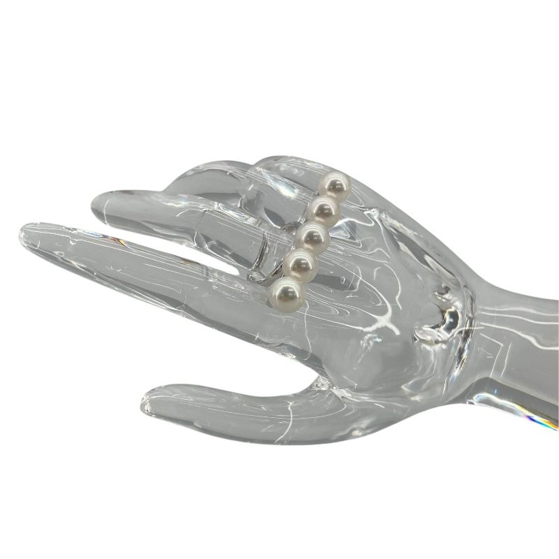 TASAKI Balance Signature Ring in K18WG - Exquisite Pearl Detail