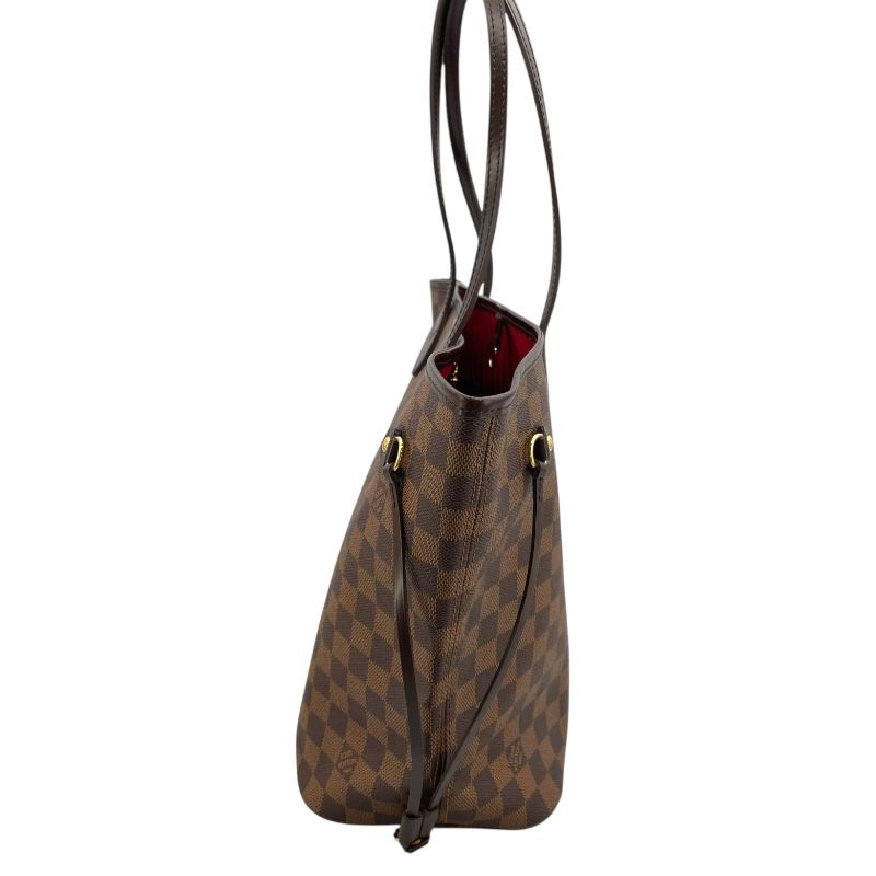Louis Vuitton Neverfull MM Damier Brown Tote Bag - Timeless Elegance