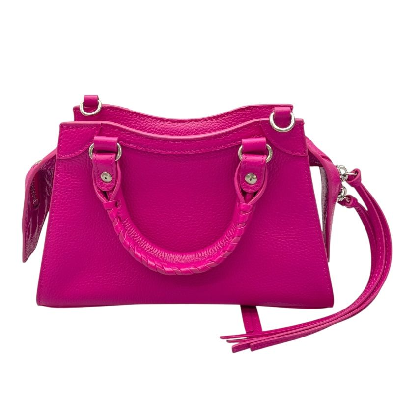 Balenciaga Mini Neo Classic City Purple Leather Shoulder Bag