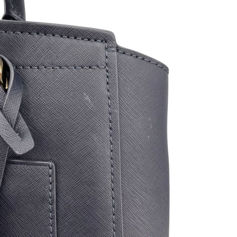 MICHAEL KORS 2-Way Navy Leather Handbag - Timeless Elegance