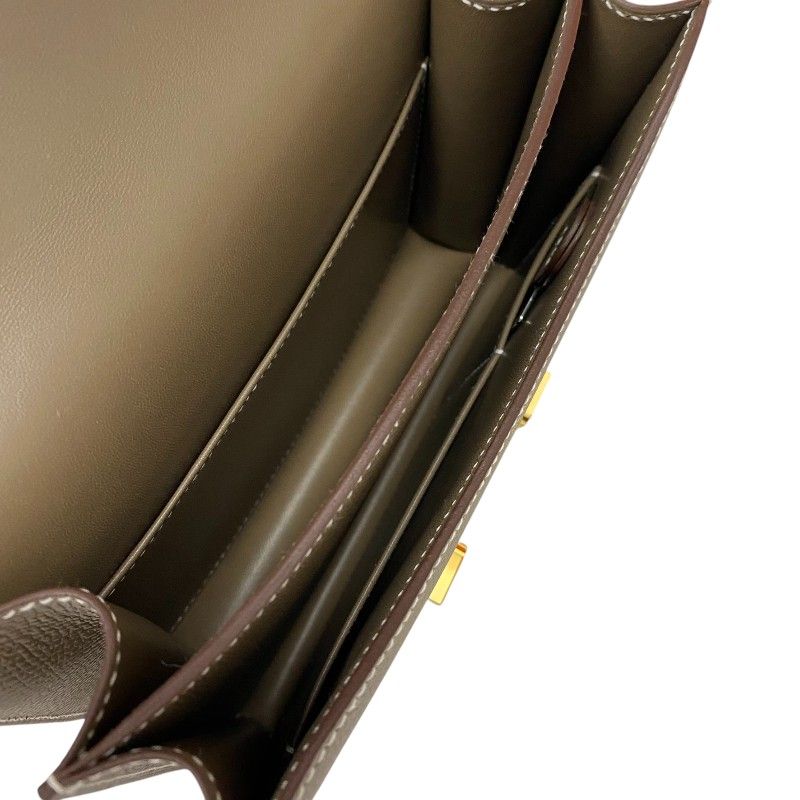 HERMES Constance 3 Mini in Etoupe with Gold Hardware - Exquisite Craftsmanship