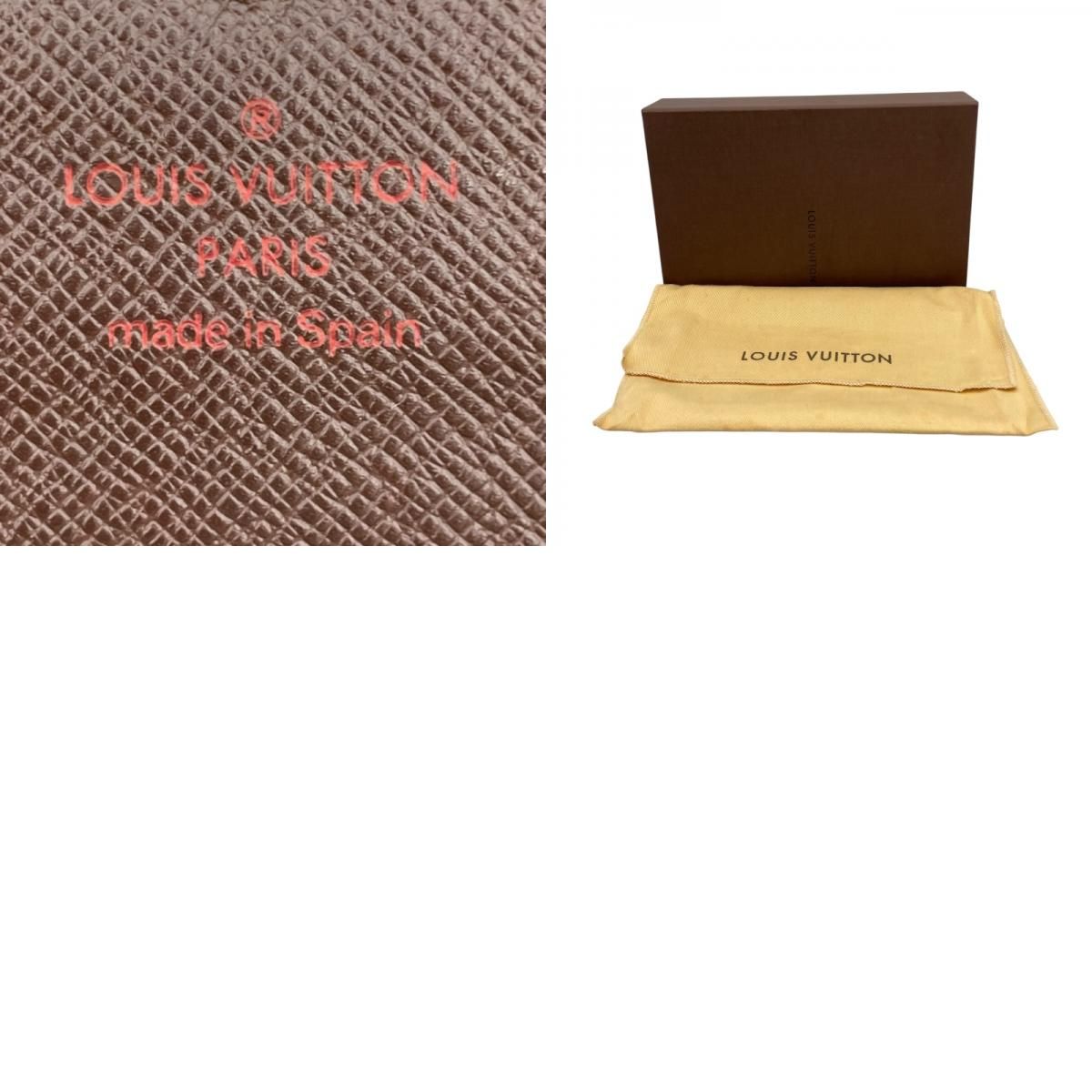 Louis Vuitton Portefeuille Sarah Brown Damier Canvas Long Wallet