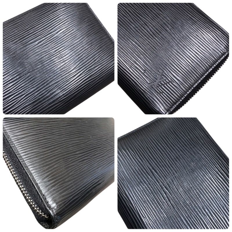 Louis Vuitton Zippy Wallet M61857 in Noir Epi Leather - Men's Luxury