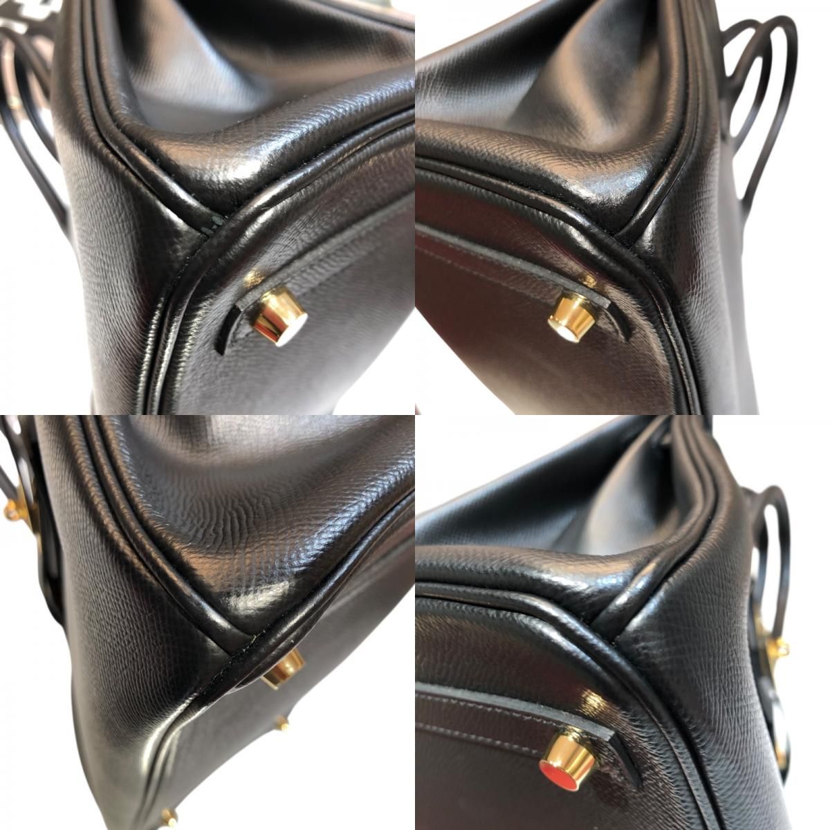 HERMES Birkin 30 D Stamp Black & Gold Hardware - Exquisite Craftsmanship