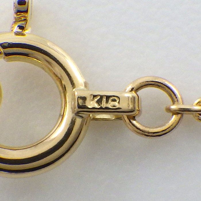 Elegant K18YG Oval Link Pearl Bracelet - Timeless Luxury