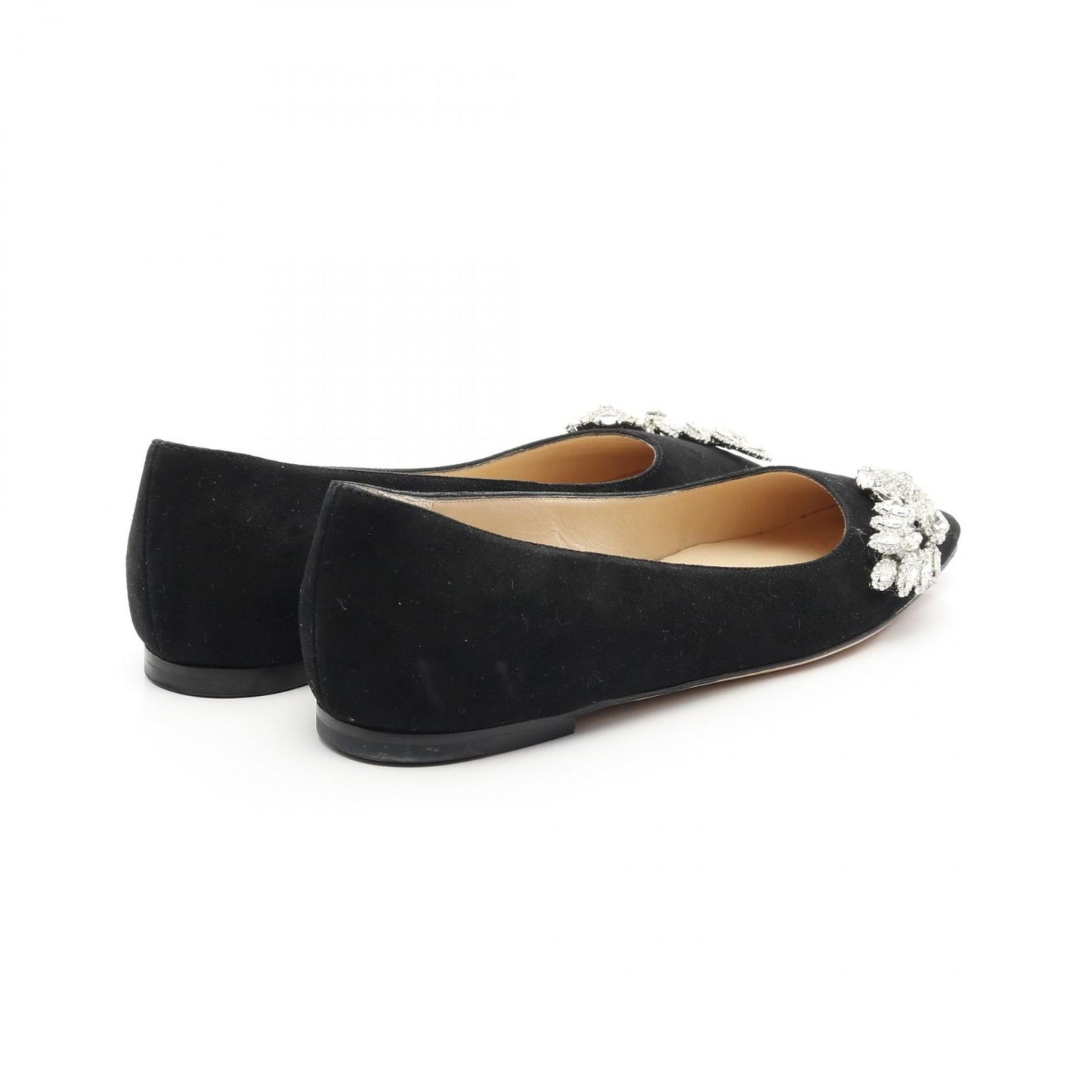 Jimmy Choo MIRELE FLAT Black Suede Women's Flats - Exquisite Elegance