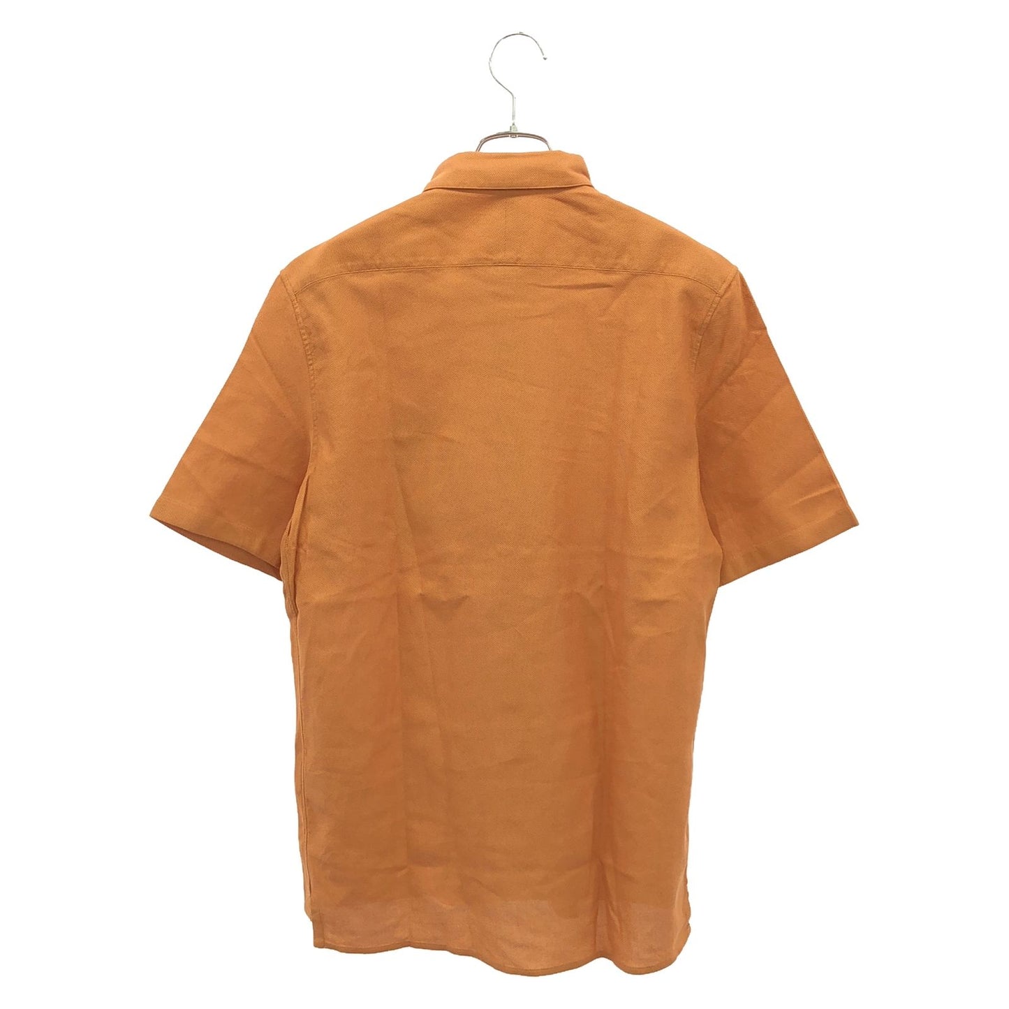 HERMES White Cotton Short Sleeve Shirt - Timeless Elegance