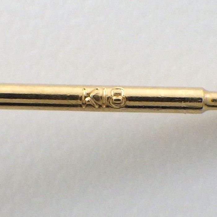 Exquisite Diamond Chain Link Earrings in 18K Yellow Gold