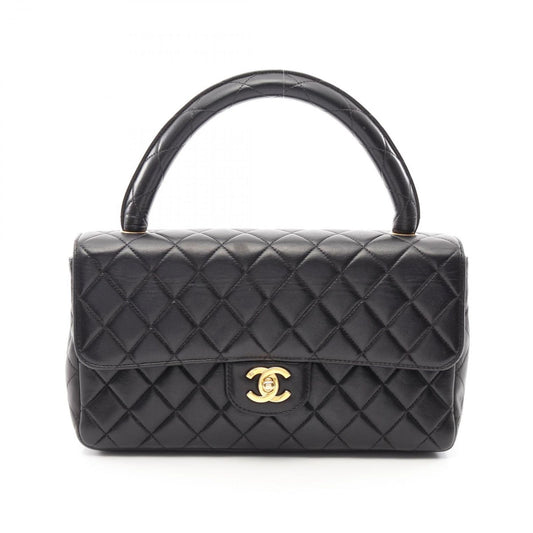 CHANEL Matelassé Handbag in Black Lambskin - Timeless Elegance