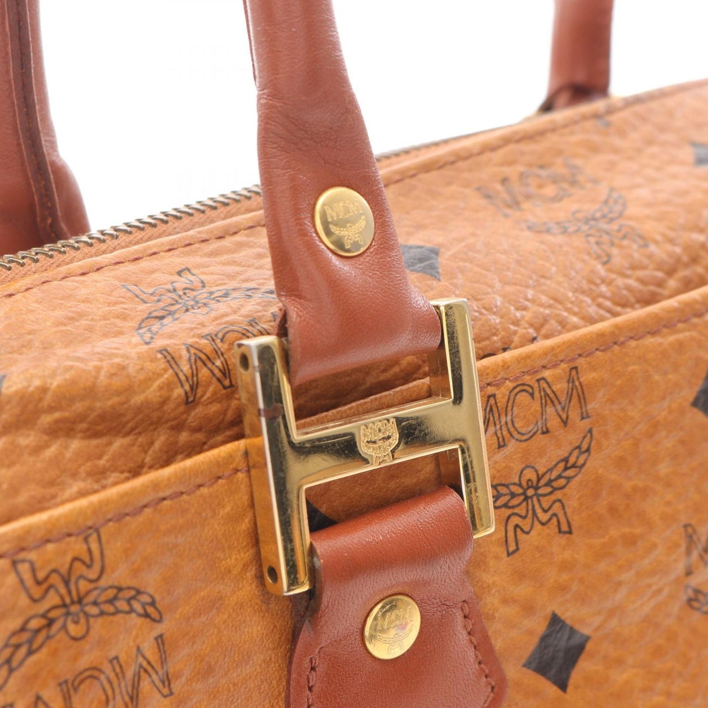 MCM Visetos Brown Handbag - Timeless Elegance