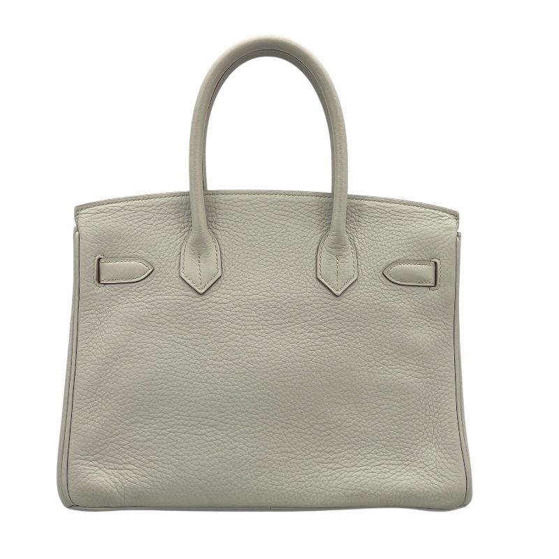 HERMES Birkin 30 in Gris Perle with Silver Hardware - Iconic Luxury Handbag