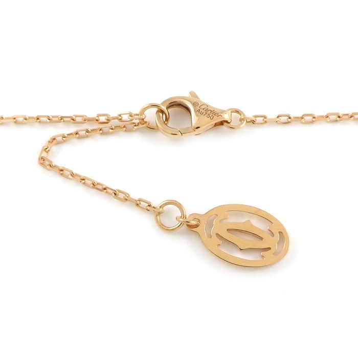 Cartier Heart Necklace with Diamond in K18 Pink Gold