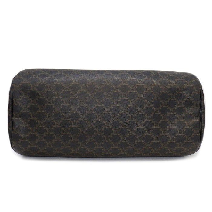 CELINE Black Trionf Canvas Duffle Bag - Timeless Elegance
