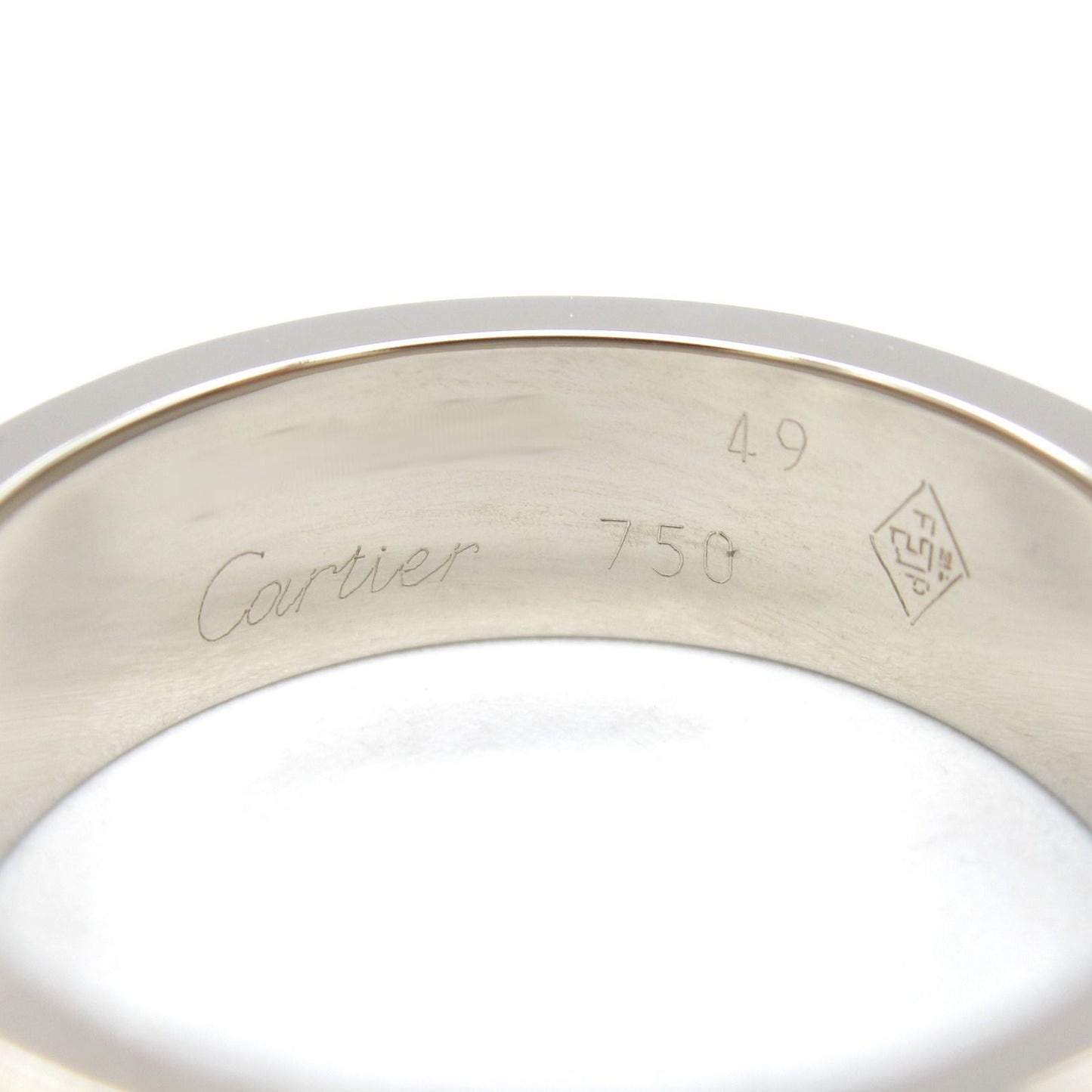 Cartier Love Ring in K18 White Gold - Timeless Elegance