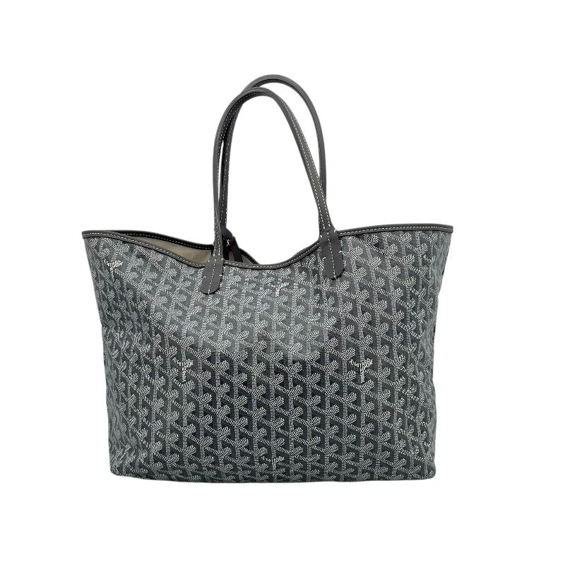 GOYARD Saint Louis PM Grey Goyardine Canvas Tote Bag