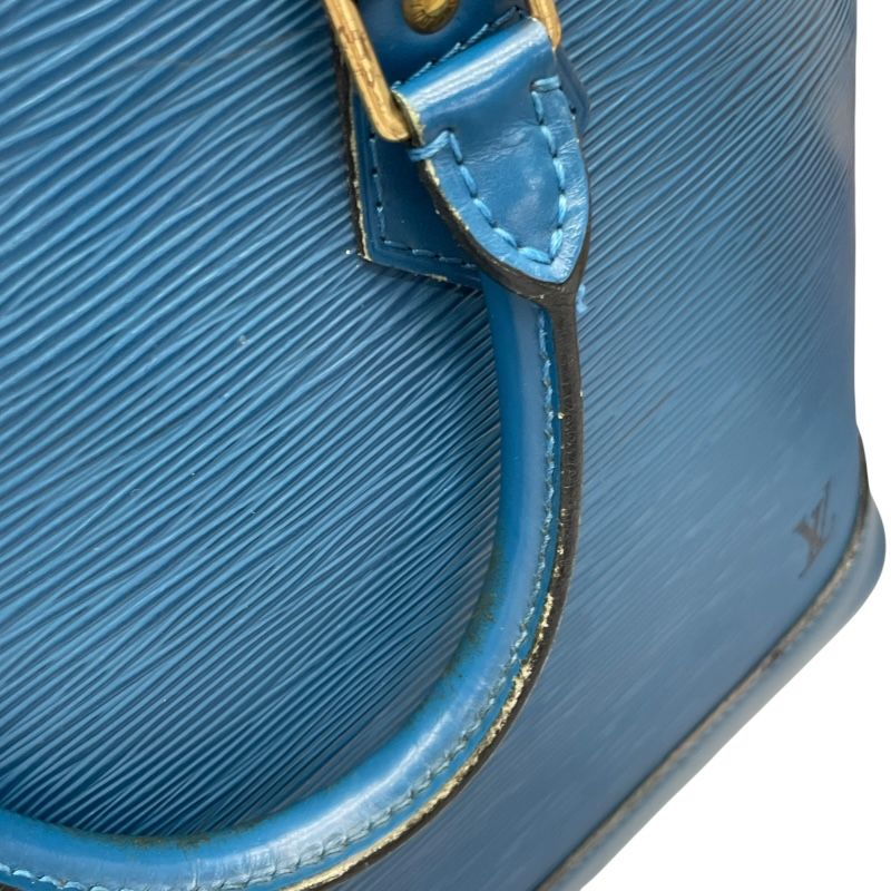 Louis Vuitton Alma M52145 Blue Epi Leather Handbag - Timeless Elegance