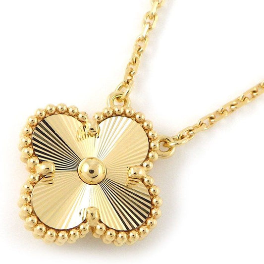 Van Cleef & Arpels Vintage Alhambra Necklace in K18 Yellow Gold