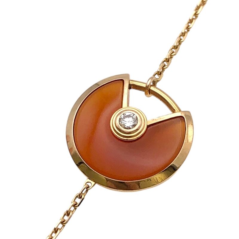 Cartier Amulet Bracelet in K18 Pink Gold with Diamonds