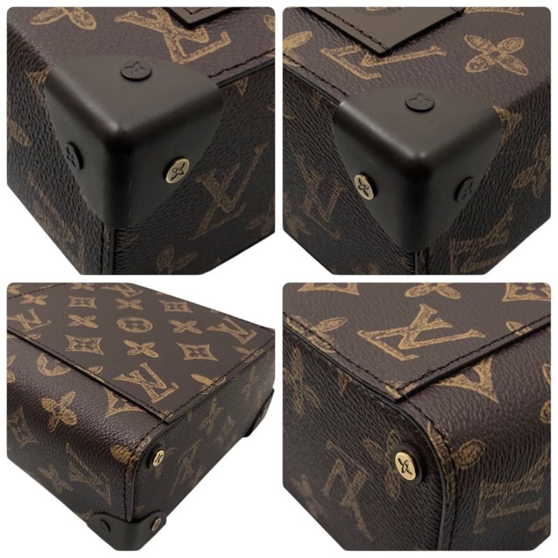 Louis Vuitton Vertical Box Trunk M59664 - Brown Monogram Canvas