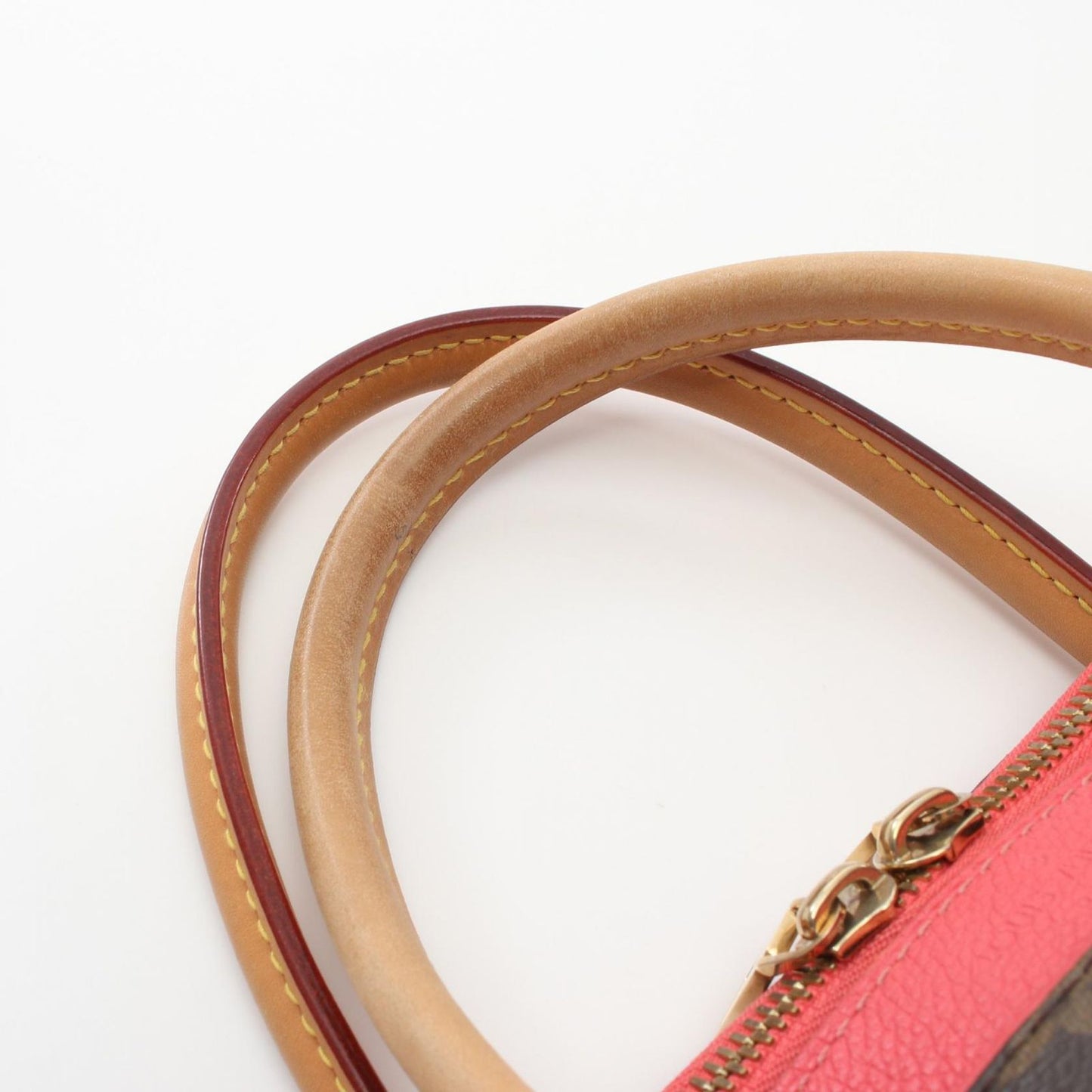 Louis Vuitton Palas Handbag M41147 - Exquisite Rose Rich Canvas