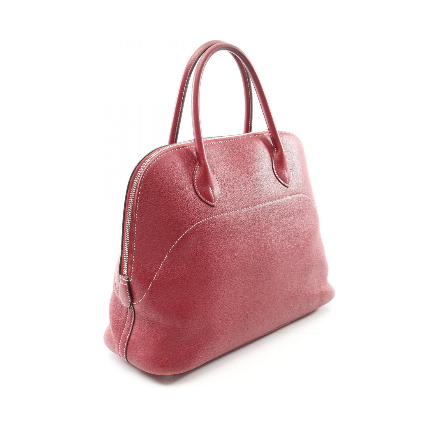 HERMES Bolide Relax 35 Handbag in Rouge Ash - Timeless Elegance
