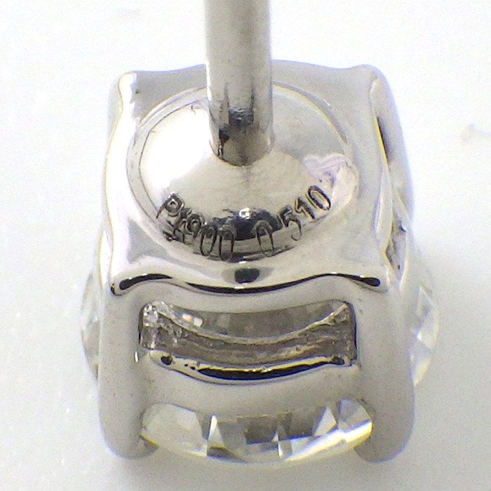 Exquisite Diamond Solitaire Earrings in Platinum - 0.526ct & 0.510ct