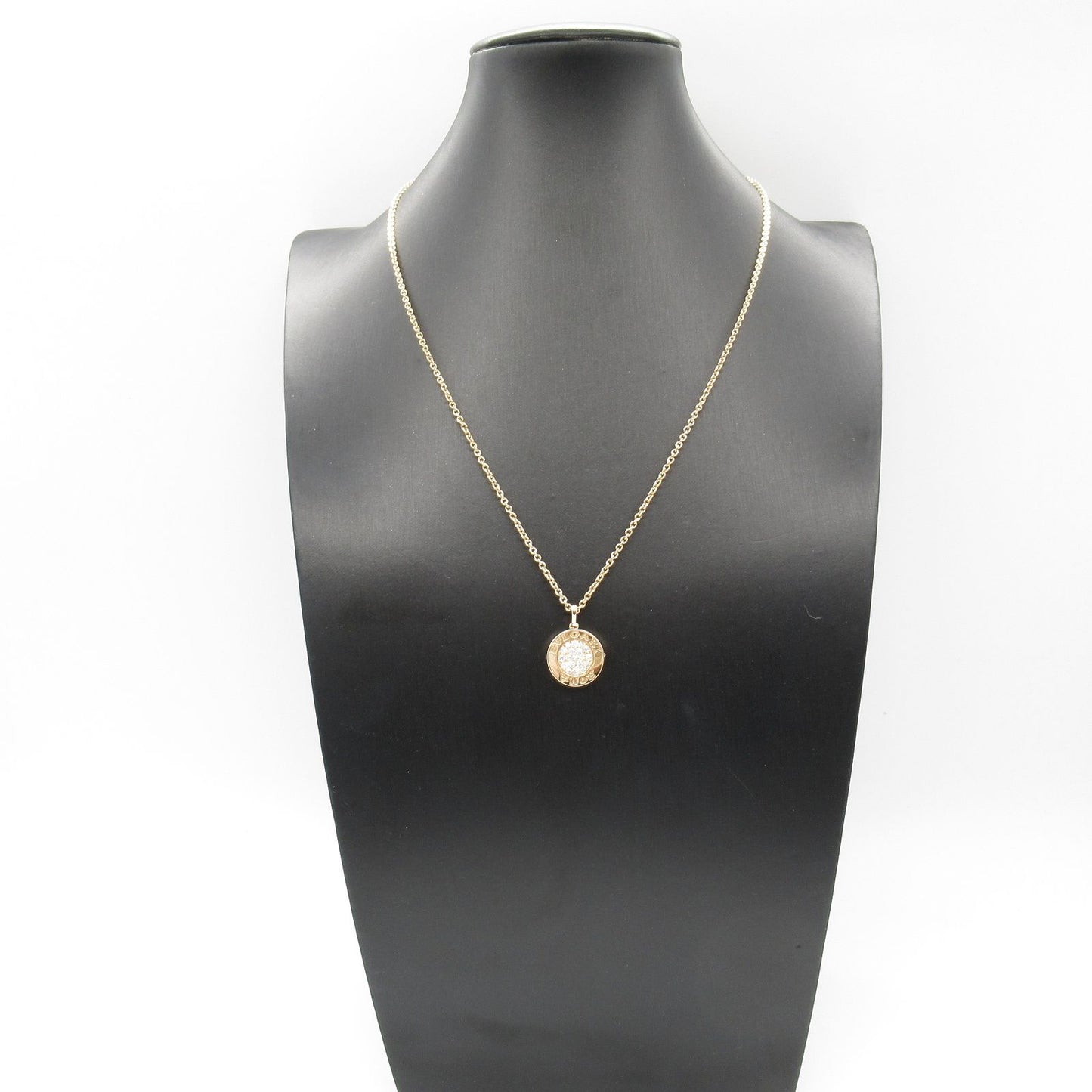 BVLGARI Bvlgari Necklace with Onyx and Diamonds in 18K Pink Gold