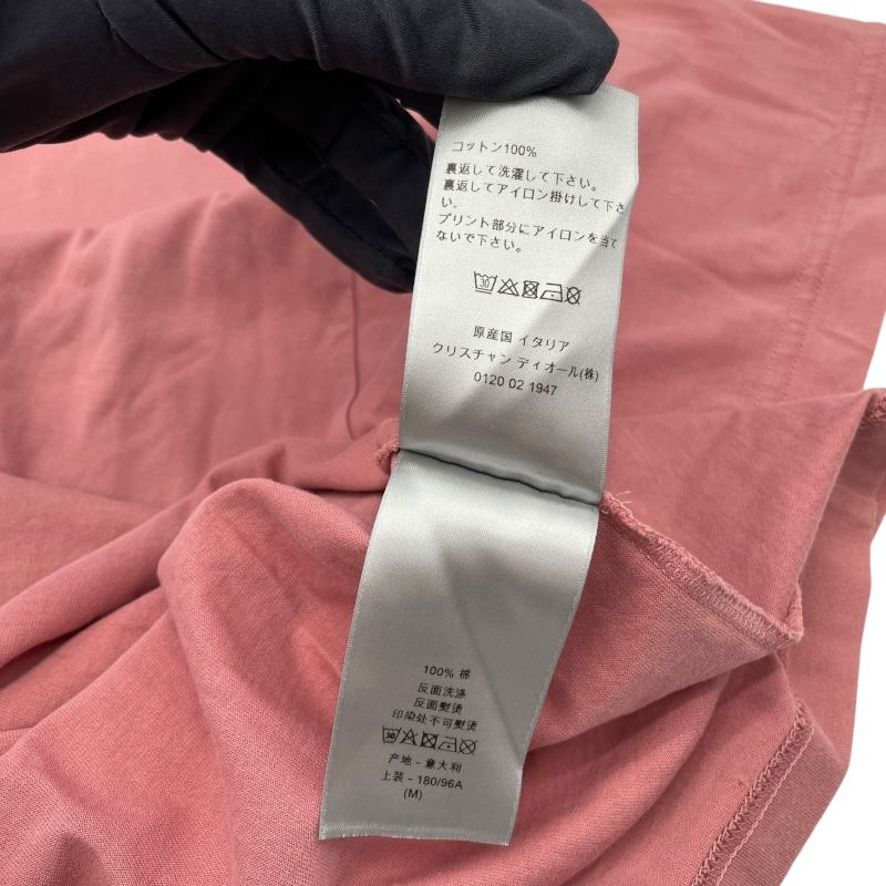 Christian Dior x Cactus Jack Logo Print T-Shirt - Pink Cotton M