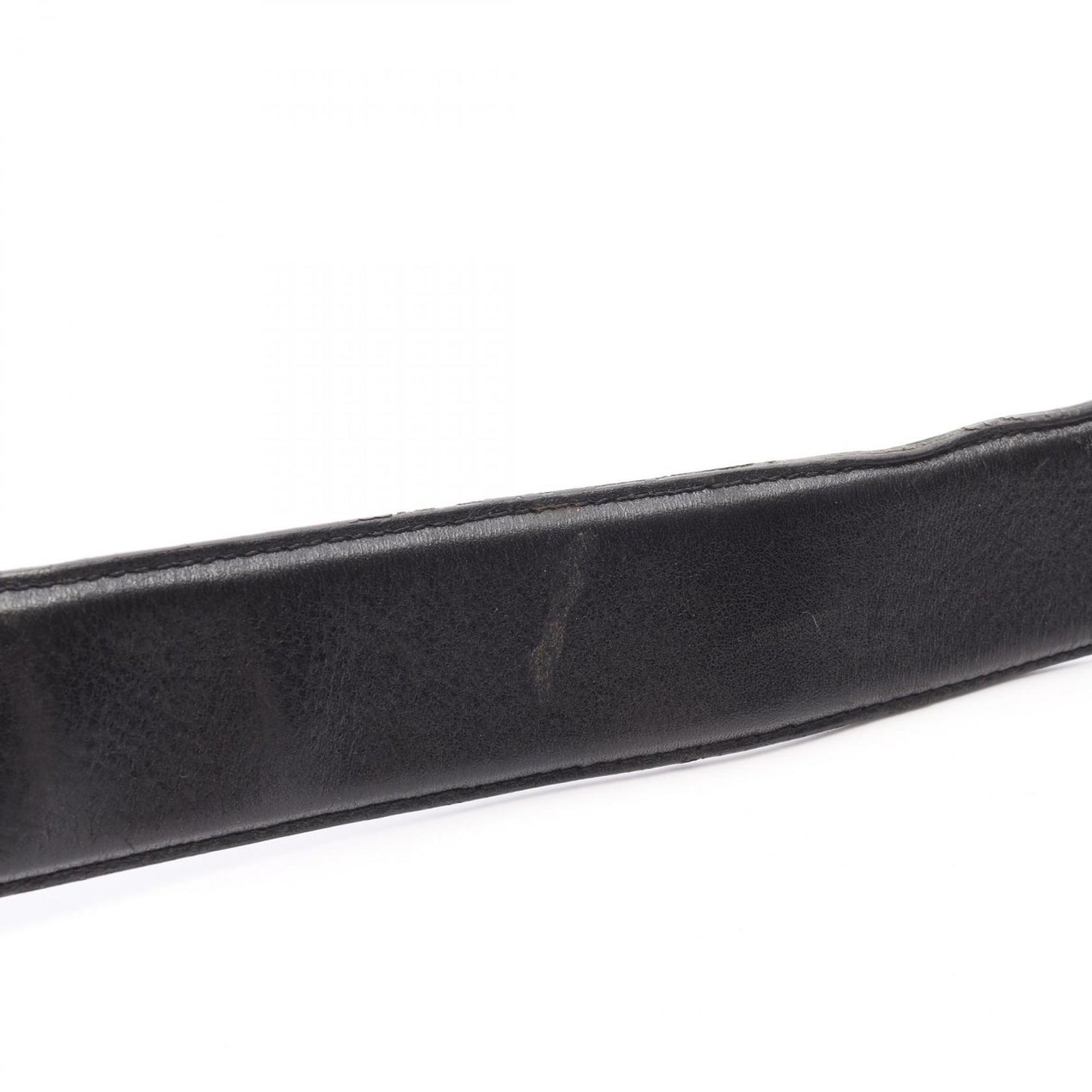 CHROME HEARTS 1.5inch OTJ Filigree Leather Belt - Black