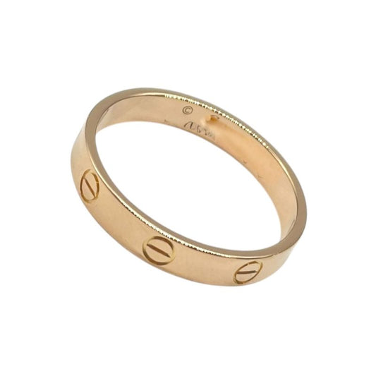 Cartier Mini Love Ring in 18K Pink Gold - Timeless Elegance