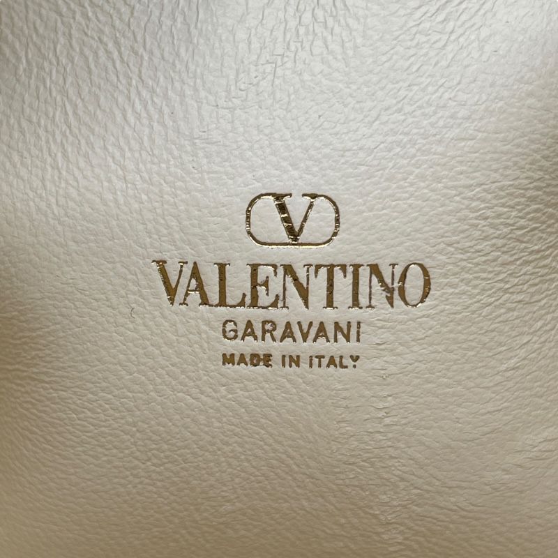 Valentino Mini Bucket Bag in Beige Canvas - Exquisite Craftsmanship
