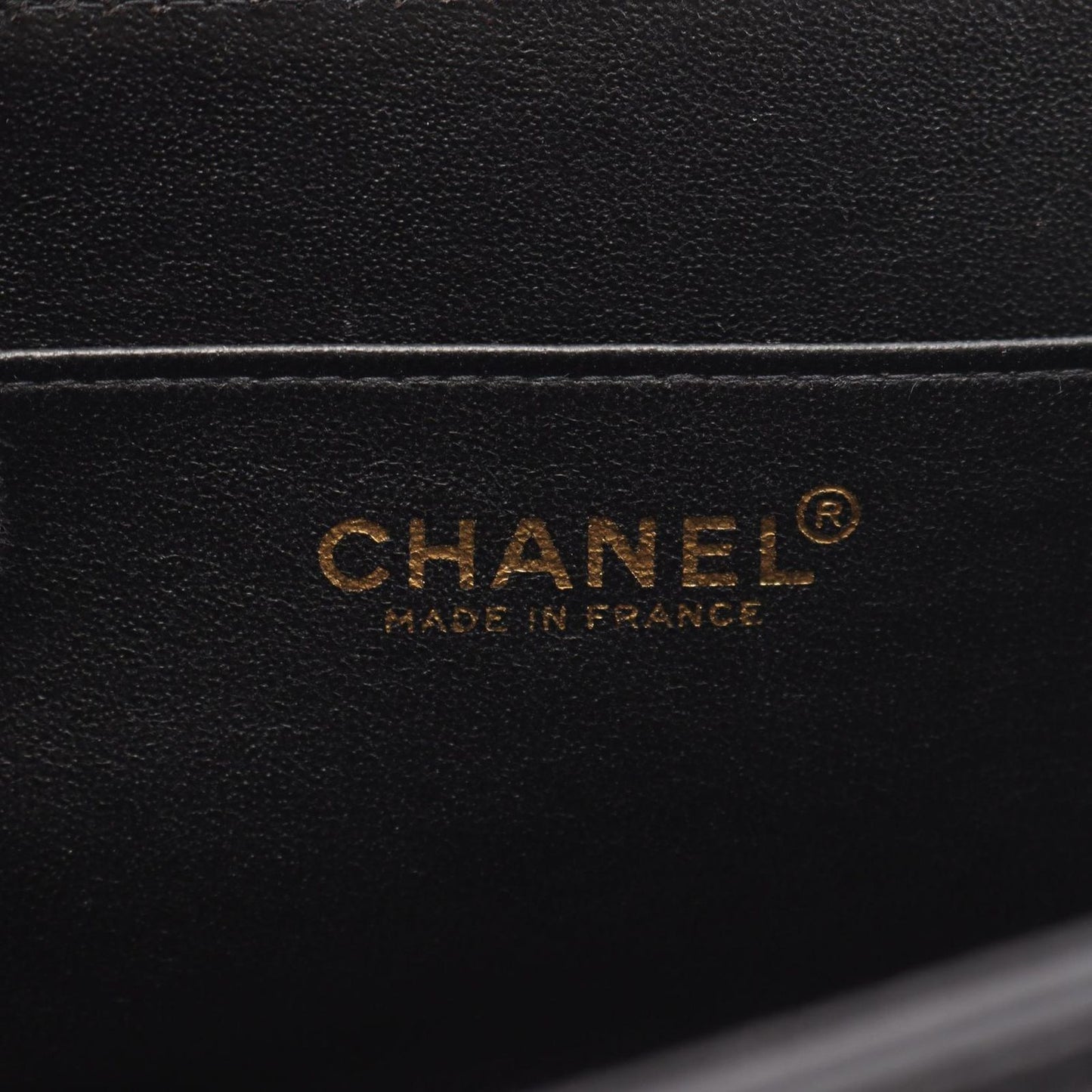 CHANEL 2.55 Chocolate Bar Shoulder Bag in Black Lambskin