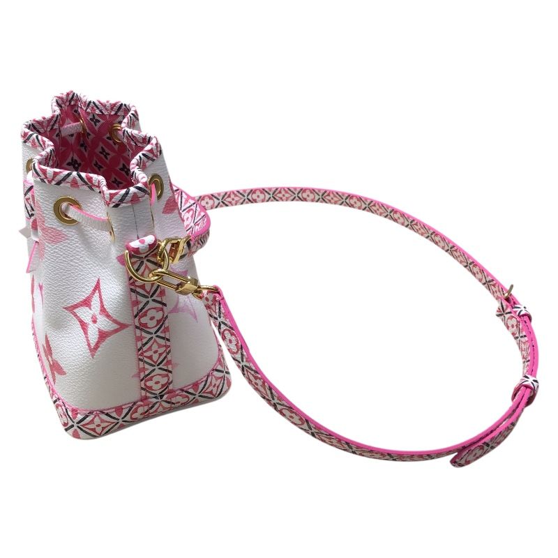 Louis Vuitton Nano Noe Monogram Flower Tile Shoulder Bag