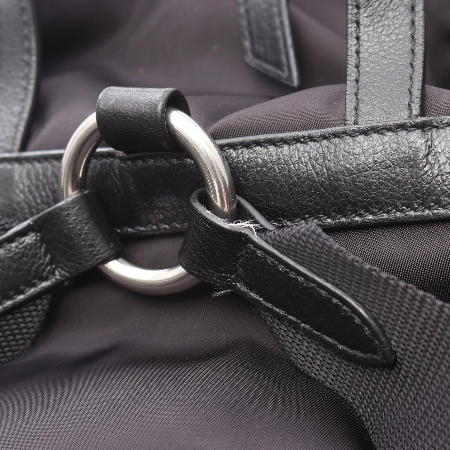 PRADA VELA Black Nylon & Leather Backpack - Timeless Elegance