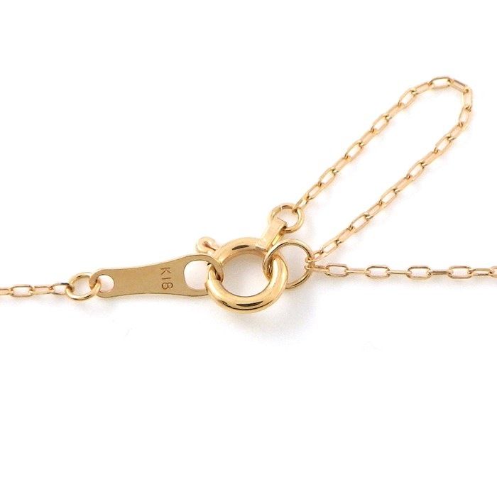 Exquisite Butterfly Diamond Necklace in K18 Pink Gold - 0.50ct