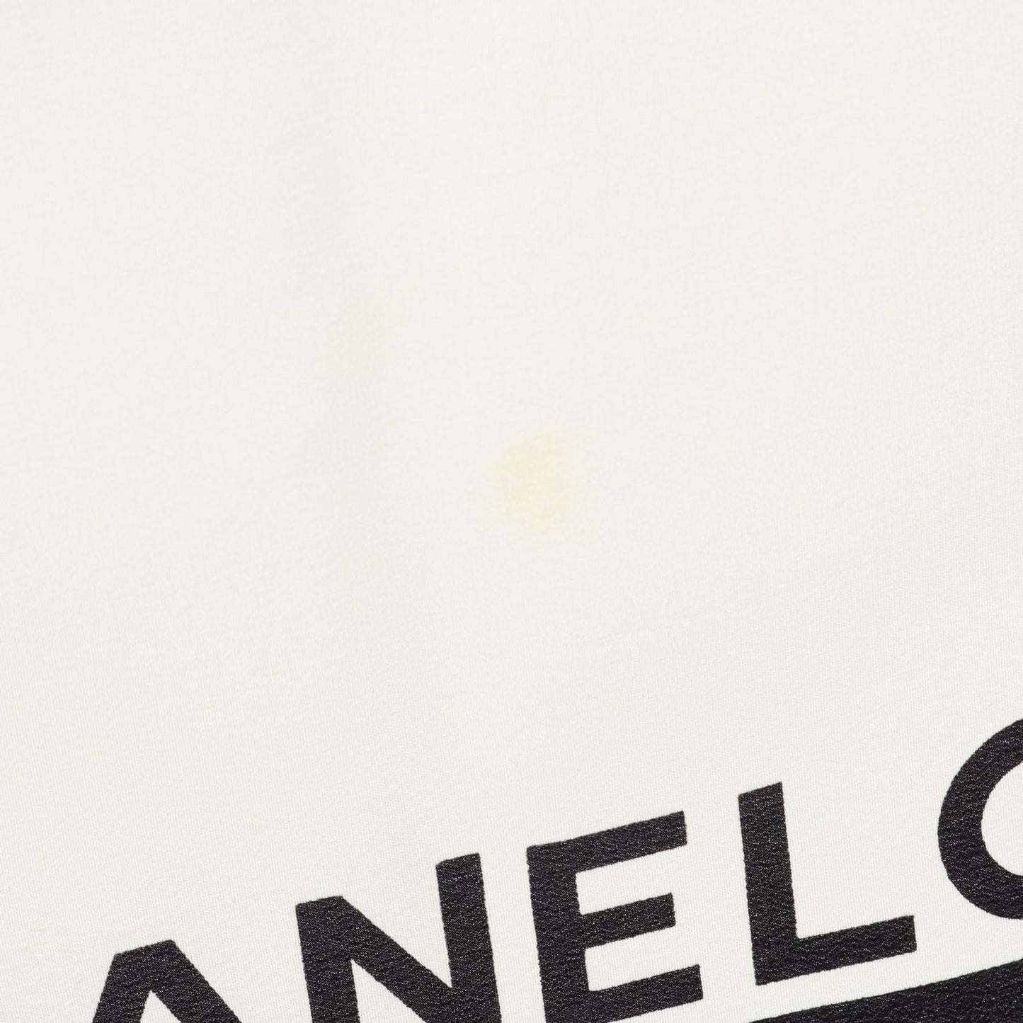 CHANEL Matelassé Silk Scarf in Black & White - Timeless Elegance