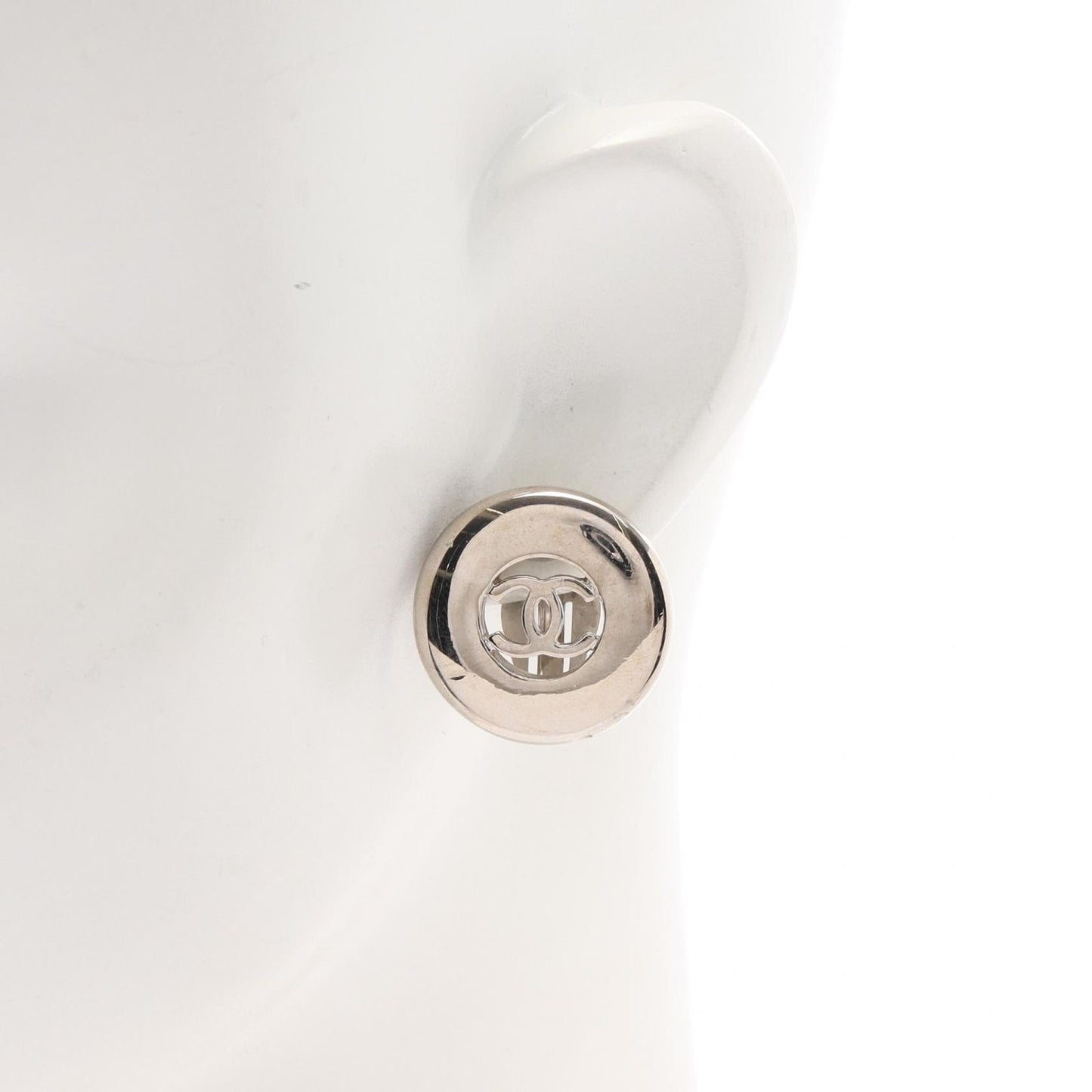 CHANEL Coco Mark Stainless Steel Earrings - Timeless Elegance