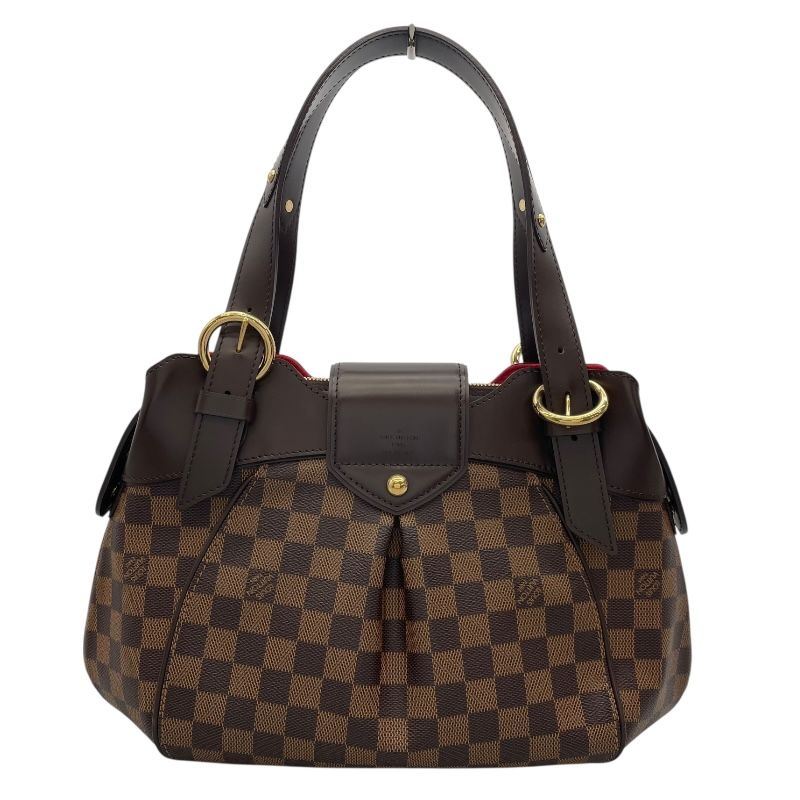 Louis Vuitton Sistina PM Damier Ebene Shoulder Bag - Timeless Elegance