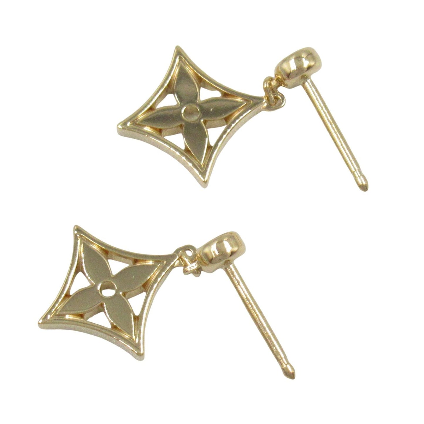 Louis Vuitton Monogram Idylle Diamond Earrings in 18K Yellow Gold