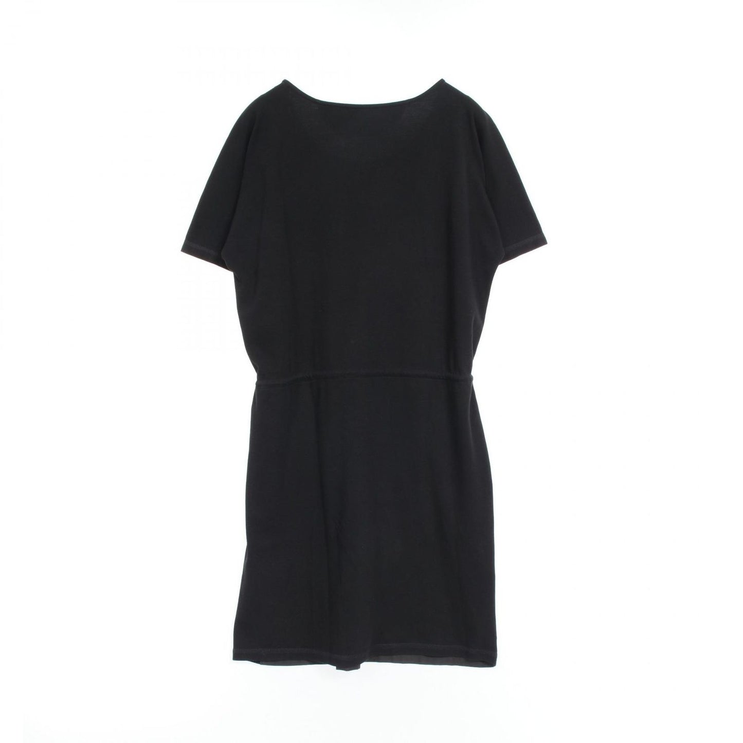 HERMES Bouclerie d'Attelage Black Cotton Dress - Size 38