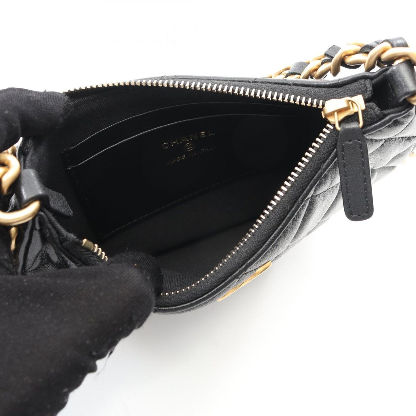 CHANEL Matelassé Black Lambskin Handbag - Timeless Elegance