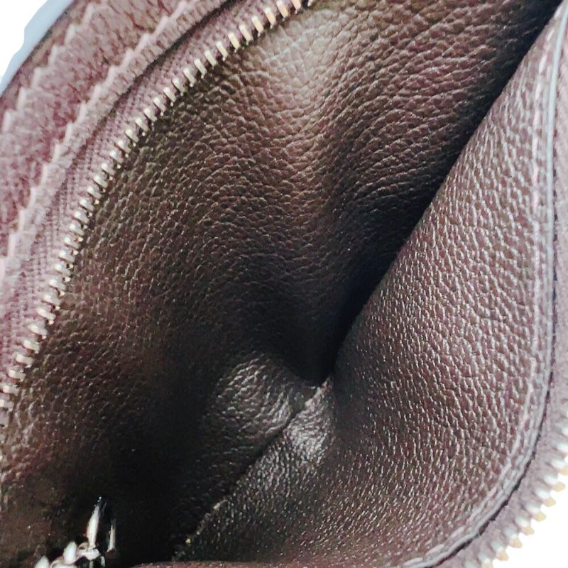 HERMES Zip Zap Porte-Cles ▫L (2008) Chocolat Evercalf Unisex Wallet