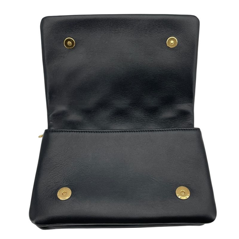 Louis Vuitton Pochette Coussin M82116 Noir Embossed Lambskin Shoulder Bag