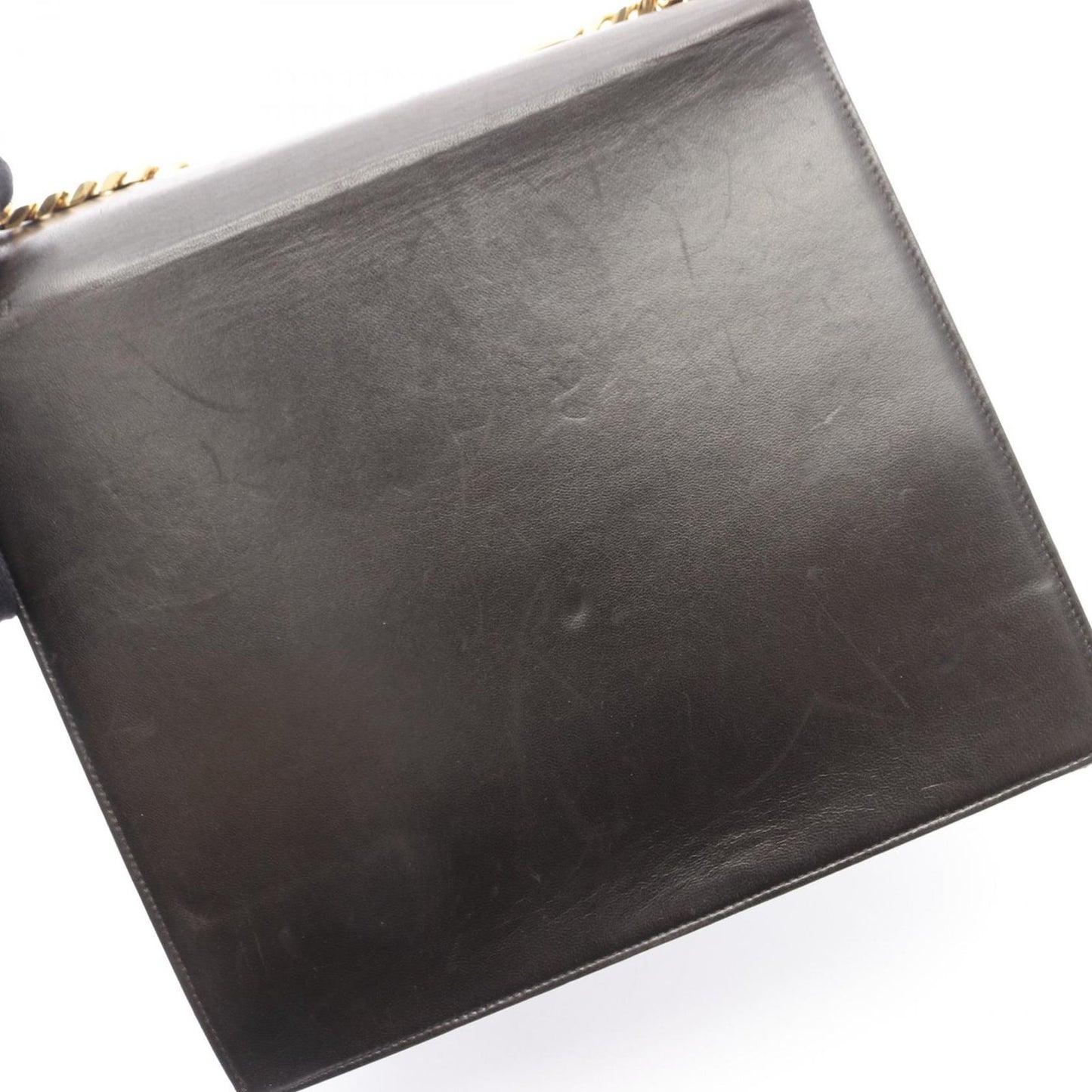 CHANEL Black Lambskin Coco Mark Chain Handbag - Timeless Elegance