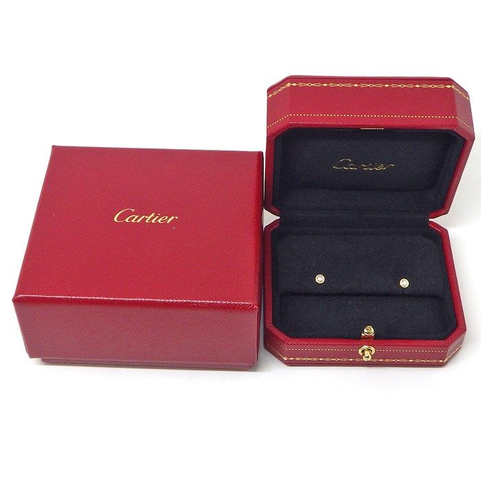 Cartier Love Earrings XS with Diamonds in 18K Yellow Gold