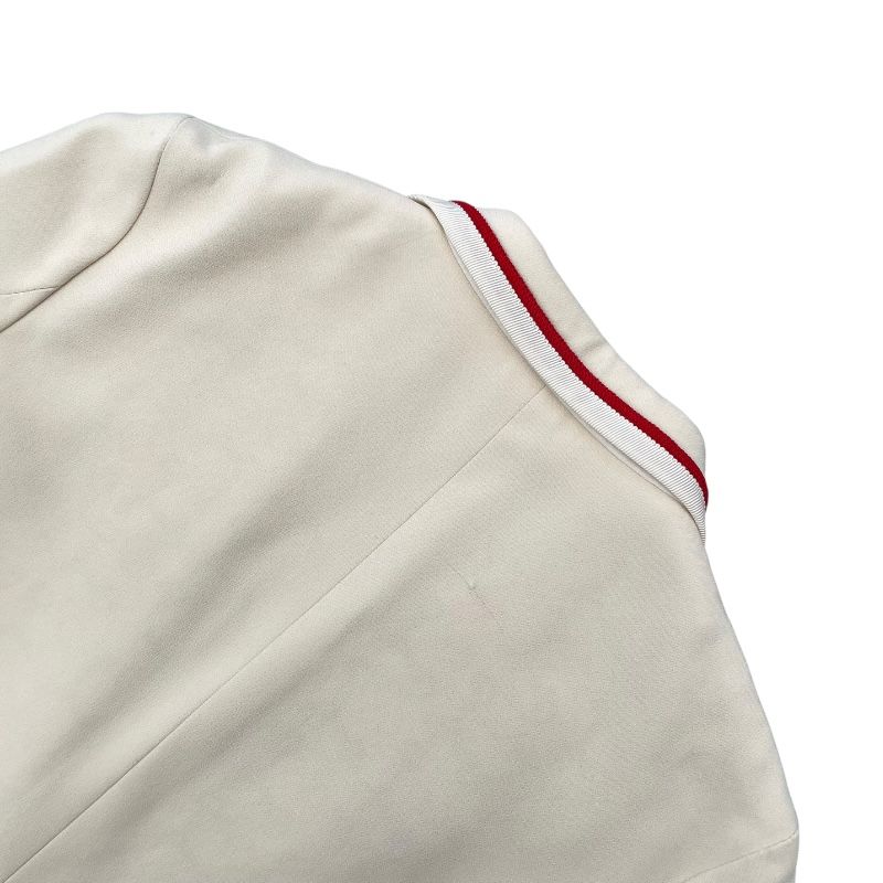 GUCCI Cream Rayon Tailored Blazer Jacket with Unique Lining