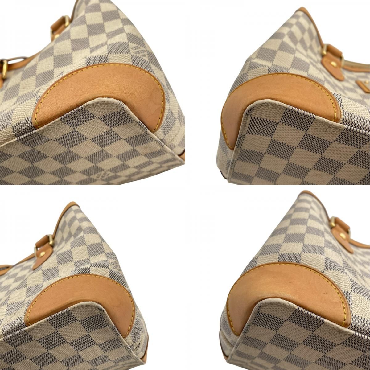 Louis Vuitton Hampstead PM Damier Azur Tote - White